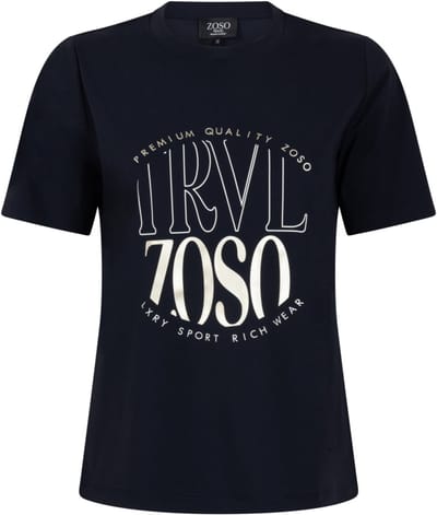 Zoso T-shirt Selma 261 Night Blue Dames Maat - S
