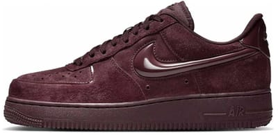 Nike Air Force 1 Low 07 Burgundy Crush Dames Sneakers Rood HV4406-600 38 black