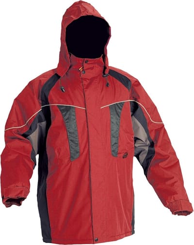 Heren winterjas Nyala rood S
