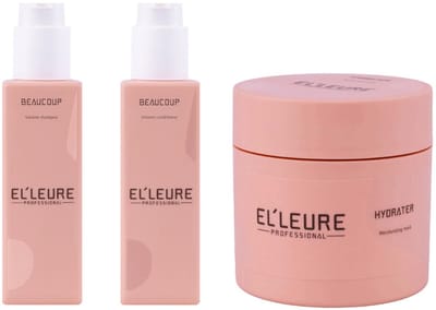 Elleure Beaucoup Volume 1-2-3 haircare routine pakket