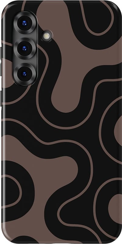 DripCase Motion Flow Tough Hoesje Samsung Galaxy S25 Plus | Backcover met Mag | Trendy Design | Valbescherming | Wander Lines