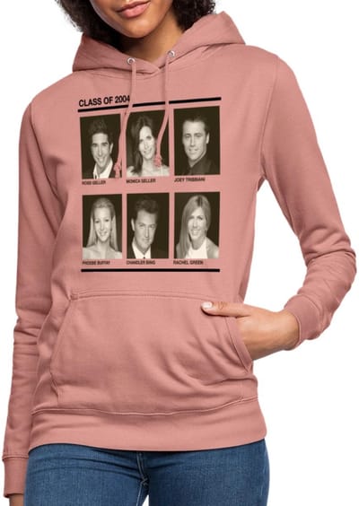 Friends Vintage Foto's Class of 2004 Hoodie Dames