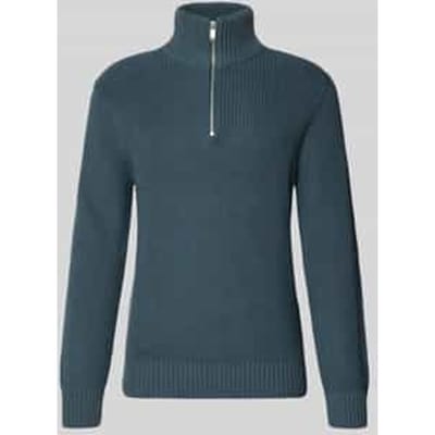 Gebreide pullover met schipperskraag