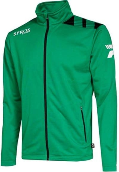 Patrick Sprox Trainingsvest Polyester Kinderen - Groen / Zwart | Maat: 9/10