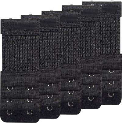 Zachte en Comfortabele BH-Uitbreiding met 2 Haken - Set van 5 - Ideaal voor Extra Ondersteuning en Comfort