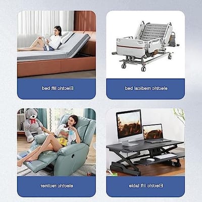 Draadloze Elektrische Bedcontroller voor Verstelbare Stoelen en Sofas - Waterdichte Afstandsbediening voor Gemakkelijk Op- en Neer Bewegen