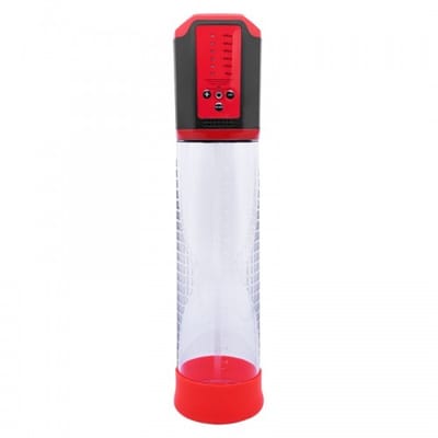 Nooitmeersaai - Penispomp - Oplaadbaar - Rood - lengte 30cm - Splashproof