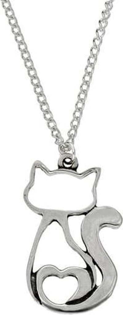 St Justin hanger,Liefde kat hanger | kat sieraden PN2022