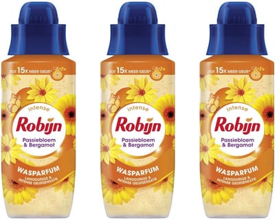 Robijn Wasparfum - Passiebloem & Bergamot - 3 x 342 ml Voordeelverpakking