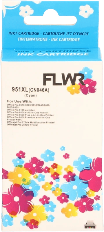 FLWR - Cartridges / HP 951XL / cyaan / Geschikt voor HP