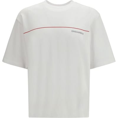 Dsquared² Witte Katoenen T-Shirt