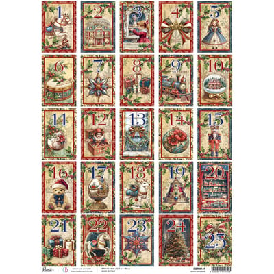 Motief strozijde "Toy Shop - Adventskalender", DIN A3