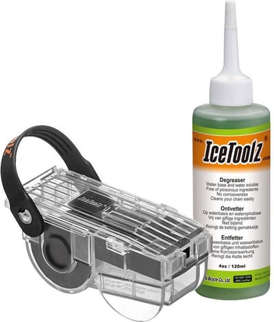 Kettingreiniger met ontvetter (120ml) IceToolz 240C212 (set)