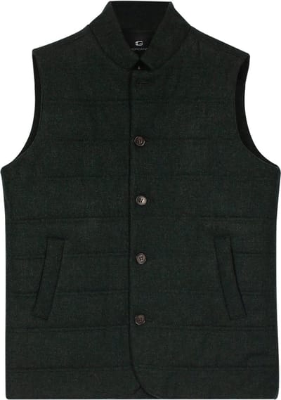 Giordano - Owen - Heren - Bodywarmer - Regular fit - Tussenjas - Groen - 522551-70