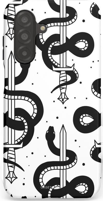 Casetastic Hoesje Geschikt voor Samsung A26 - Stijlvolle Beschermende Duo-layer Case - Sluipzwaard