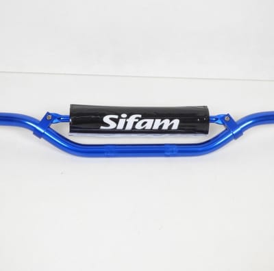 kyoto universeel stuur voor auto blauw geanodiseerd zwart foam s nieuw