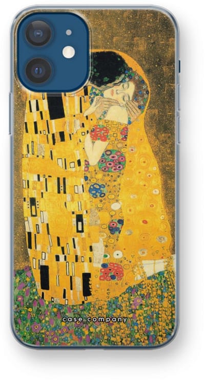 Case Company® - Hoesje geschikt voor iPhone 12 mini hoesje - Der Kuss - Soft Cover Telefoonhoesje - Bescherming aan alle Kanten en Schermrand