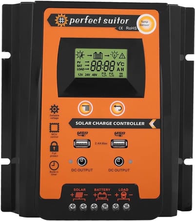 MPPT Solar Laadregelaar 12V/24V met Dual USB LCD Display - Verkrijgbaar in 30A of 50A