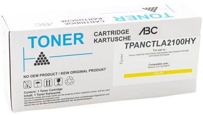 ABC huismerk toner geschikt voor Pantum CTL-A2100HY geel 2500 pagina's geschikt voor CM2100D CM2100DW CM2100ADN CM2100ADW CP2100D CP2100DN CP2100DW