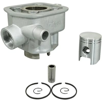 kit cilinderzuiger aluminium nikasil voor bromfiets mbk 51 vloeistof nieuw cyclo