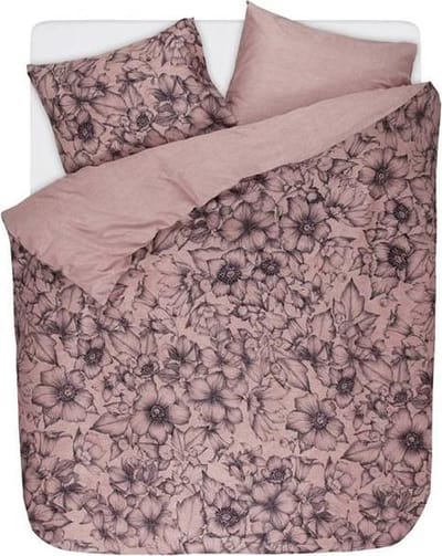 Esprit Maray - Dekbedovertrek - Tweepersoons - 200x200/220 cm + 2 kussenslopen 60x70 cm - Blush