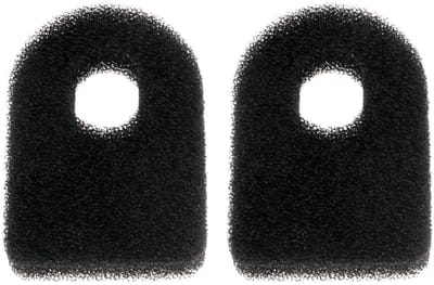 Dailygoods- Schuimluchtfilter 2 stuks - Compatibel met Atco/Commodore - Hoogte 97 mm - Breedte 67 mm - Dikte 20 mm - Duurzaam sponsmateriaal - Luchtfilter