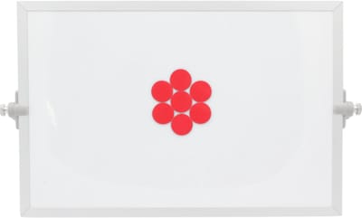 Sam Creative Whiteboard Magneten - Magnetisch Symbool - Cirkel - 2 cm - Rood - 25 stuks - Whiteboard
