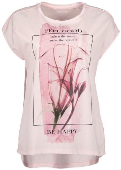 Blue Seven - Shirt 105866 roze print dames - maat 42