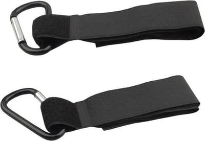 2 Stuks - Kinderwagenhaken - Trolley Hooks - Haakjes Voor Tassen - Ophanghaken - haak - Babytasclips - klittenband Haken - Kinderwagen Klemmen Clips - Universele