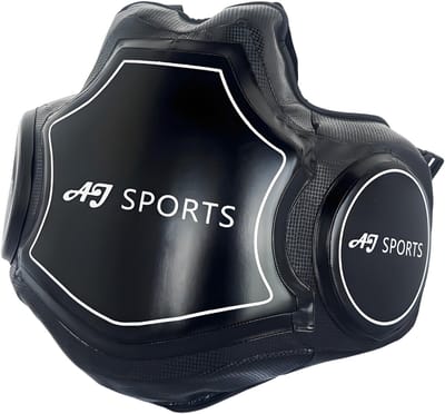 AJ-Sports Full Body protector - Borstbeschermer - Stootkussen - Pads Boksen - Boks Pads - Trapkussen - Boksen - Boxing - Kickboksen - Zwart