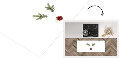 Keukenloper - Loper keuken - Kerstversiering - Winter - Rendier - 120x50 cm - Keukenloper vinyl