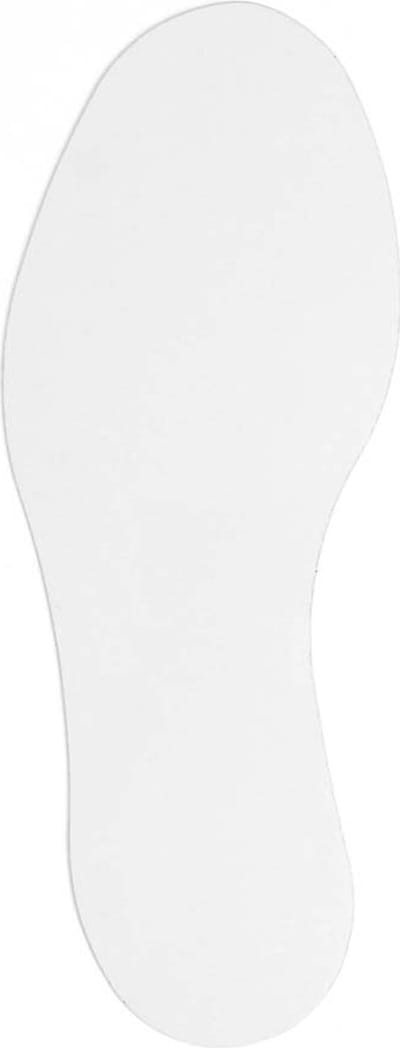 Voetstap Links - Wit 100 x 300 mm Vlak