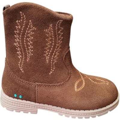 BunniesJR 225782-414 Meisjes Biker Boots - Bruin - Suède - Veters