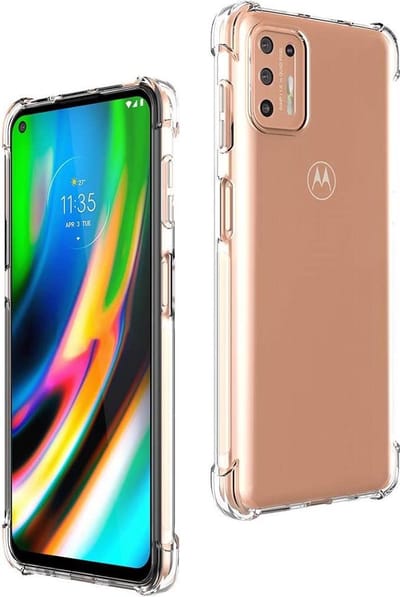 Shockproof Soft TPU hoesje Silicone Case Geschikt voor: Motorola Moto G9 Plus