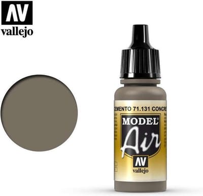 Vallejo Hobbyverf Acrylverf - 71131 Model Air Concrete - Acryl Verf flesje - 17 ml