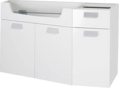 Differnz Onderkast 100x60x33cm met softclose MDF Wit