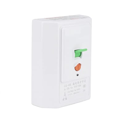 Lekbeschermingsschakelaar - Stroombeveiliging - Apparaten Beveiligen - Overspanningsbeveiliging - 32A 230V - Wit
