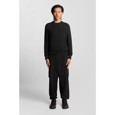 Lyle & Scott Pique Mock Neck Jumper Jet Black Taglia: XS | Maglioni a maglia Outlet | Uomo | Nero