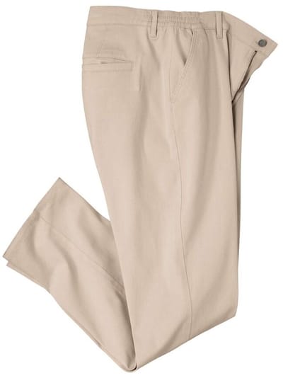 ATLAS FOR MEN - Casual chinobroek met stretch - Heren - Verkrijgbaar in grote maten - W34