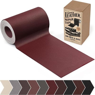 MIUSIE Lederen Reparatie Patch Zelfklevende Lederen Reparatietape voor Meubels, Vinyl Reparatietape voor het Repareren van Vinyl, Bank, Sofa