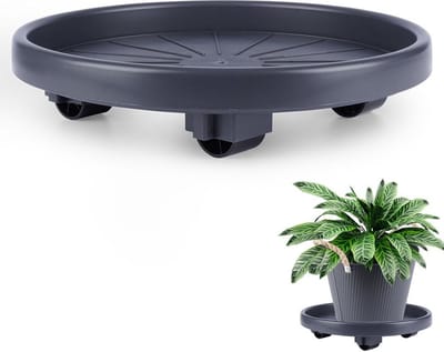 Plantenroller 30 cm - Plantentrolley - Plantenrek - Plantenstandaard - Plantenonderzetter - Planten Trolley Op Wieltjes