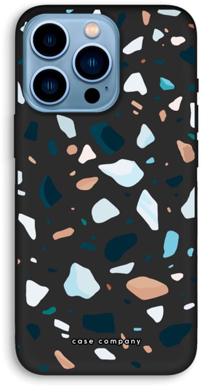 Case Company® - Hoesje geschikt voor iPhone 13 Pro hoesje - Terrazzo N°13 - Biologisch Afbreekbaar Telefoonhoesje - Bescherming alle Kanten en Schermrand