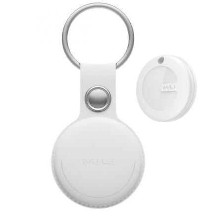 Mili, MiTag-serie sleutelhanger-tracker Compatibel met Apple Find My / Google Find My Device, Wit
