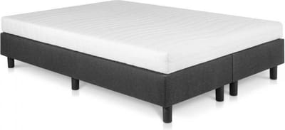 Bed4less Boxspring 160 x 200 cm - Met Matras - Tweepersoons - Antraciet