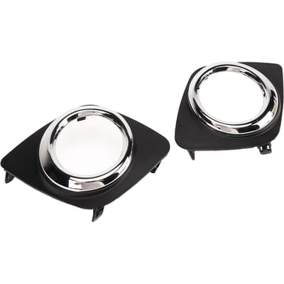 2 STUKS Voorbumper Mistlichtafdekking 52128?0R040 Auto Mistlampafdekking Vervanging voor RAV4 2009?2013 white