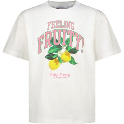 Vingino Girls Heike T-shirt Real White Size: 14 | T-shirts Outlet | Unisex | Wit