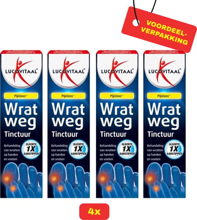 4x - Lucovitaal Wrat Weg 2 ml - Voordeelverpakking!
