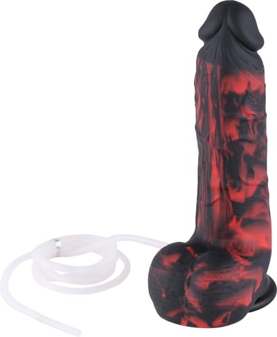 Squirting Fantasy Dildo KlicLok® en Zuignap 21 cm