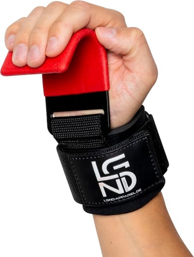 Premium Trekhaak voor Fitness - Neopreen Haak en Klittenbandsluiting voor Krachttraining en Bodybuilding - Set van 2 Lifting Straps