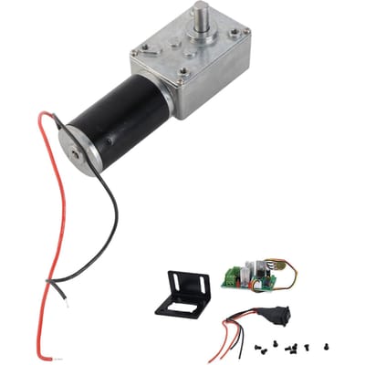 DC12V Motor met Vertanding Turbo Worm Snelheidsreductie Machineaccessoires met 8mm As